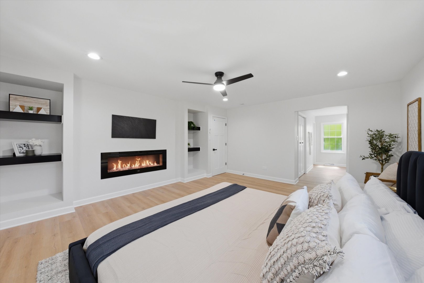 2932 Polly Lane Flossmoor, IL 60422 - Photo 24 of 53 a bedroom with a bed and a flat screen tv