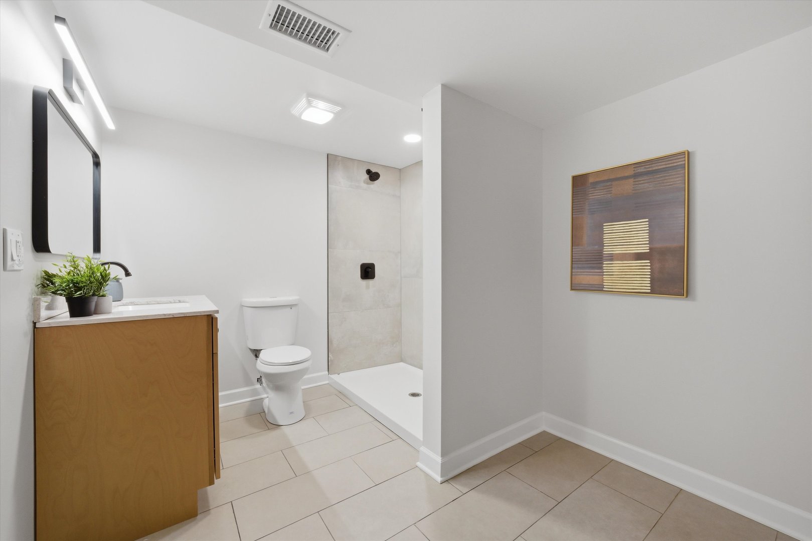 2932 Polly Lane Flossmoor, IL 60422 - Photo 40 of 53 a bathroom with a toilet a sink and shower