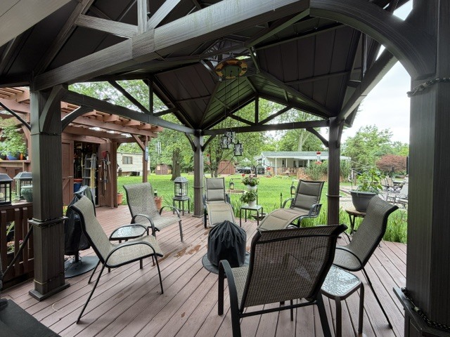 2795 East 28th Road Marseilles, IL 61341 - Photo 30 of 91 a view of porch with seating area