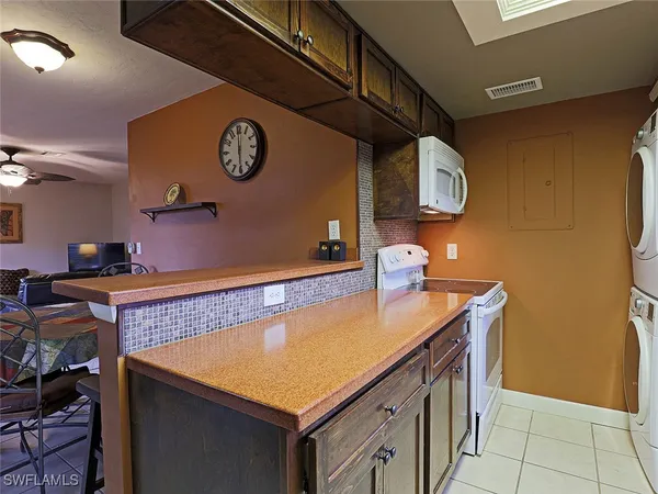 a room with table and chairs