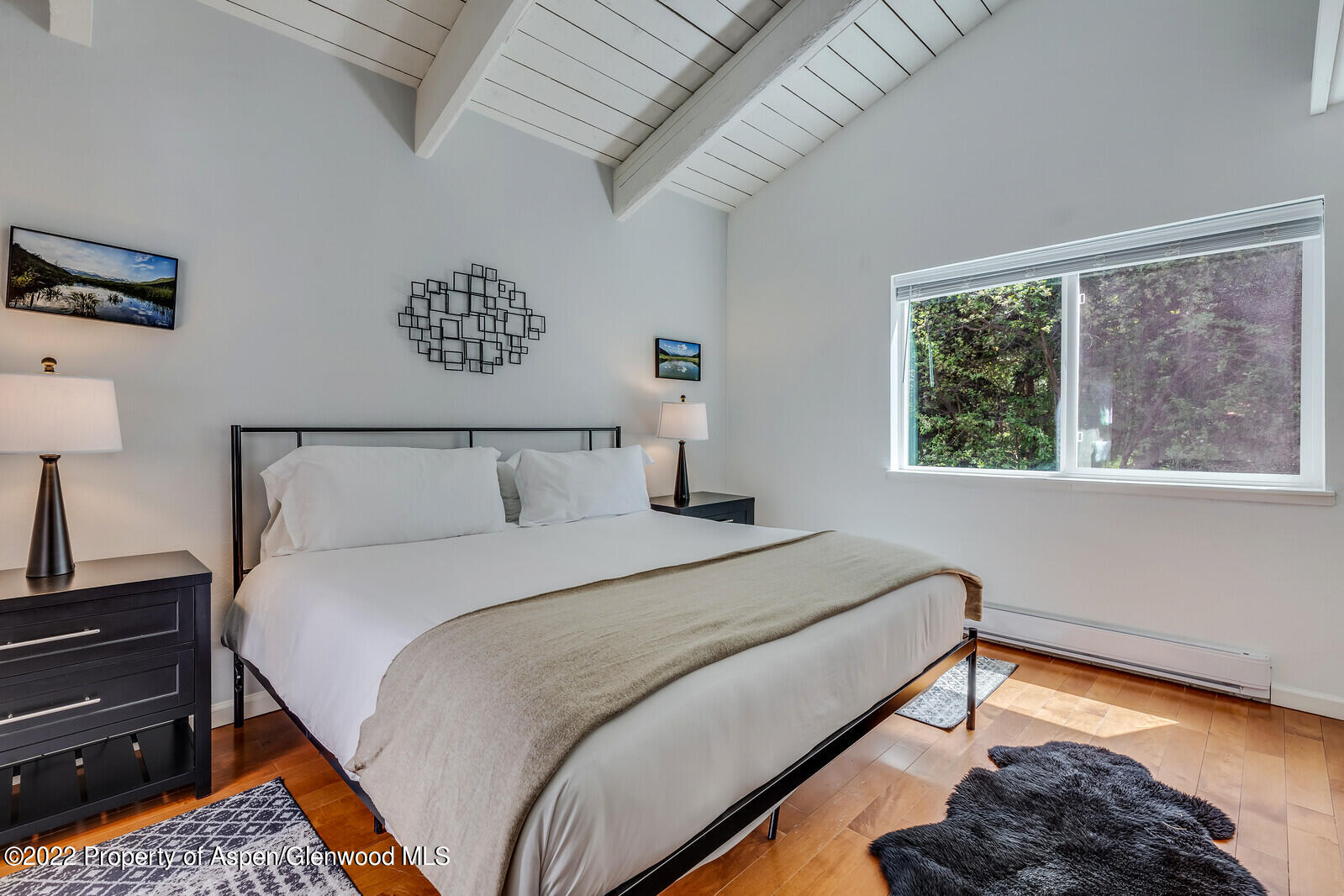 36 Nathan Lane Basalt, CO 81621 - Photo 20 of 37 a bedroom with a bed and a dresser next to a window