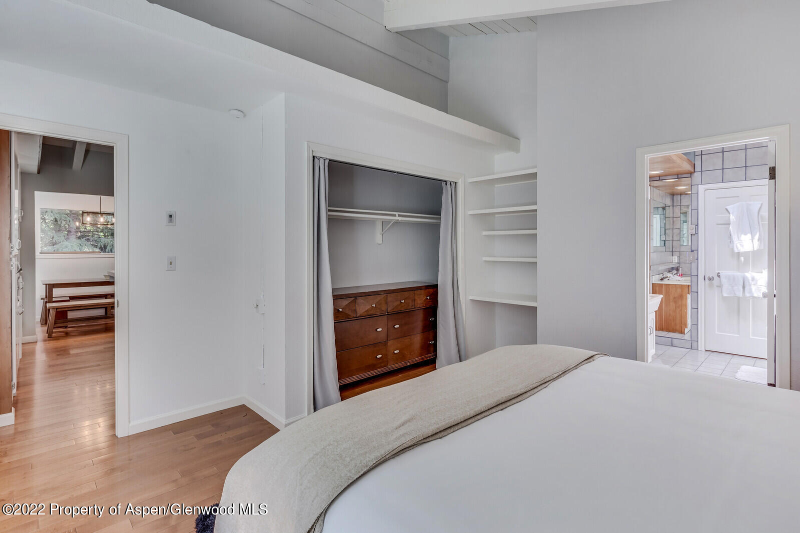 36 Nathan Lane Basalt, CO 81621 - Photo 22 of 37 a bedroom with a bed and a fireplace