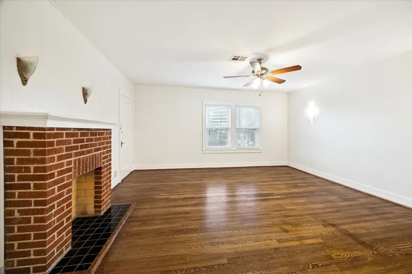 wooden floor in an empty room