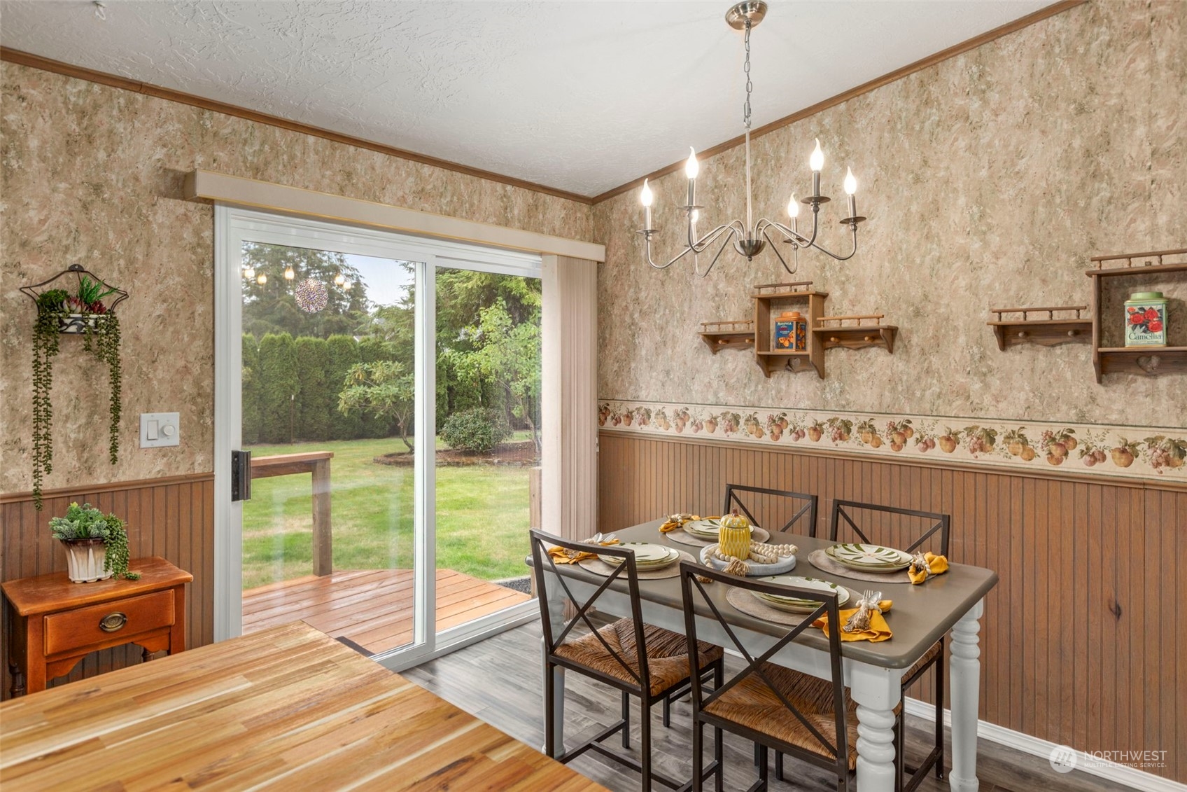 8638 173rd Avenue Southwest Rochester, WA 98579 - Photo 16 of 40 a view of a dining room with furniture window and outside view