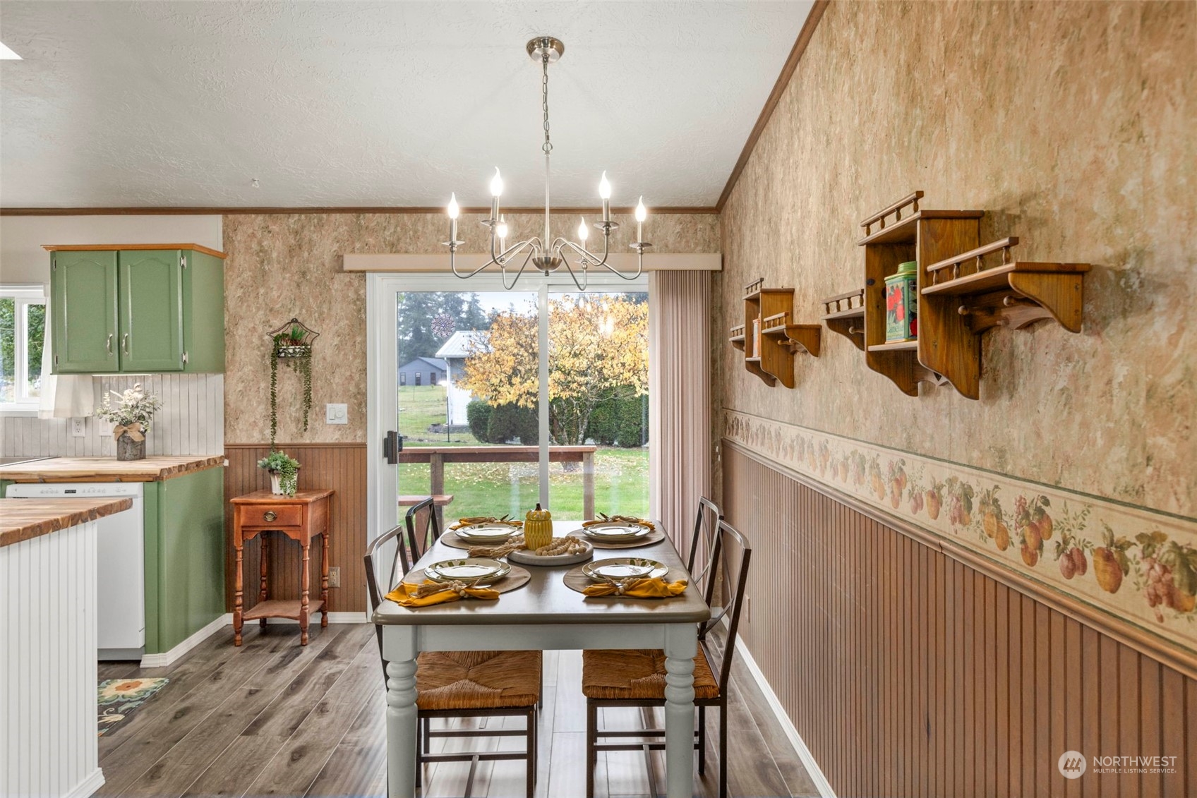 8638 173rd Avenue Southwest Rochester, WA 98579 - Photo 17 of 40 a view of a dining room with furniture window and outside view