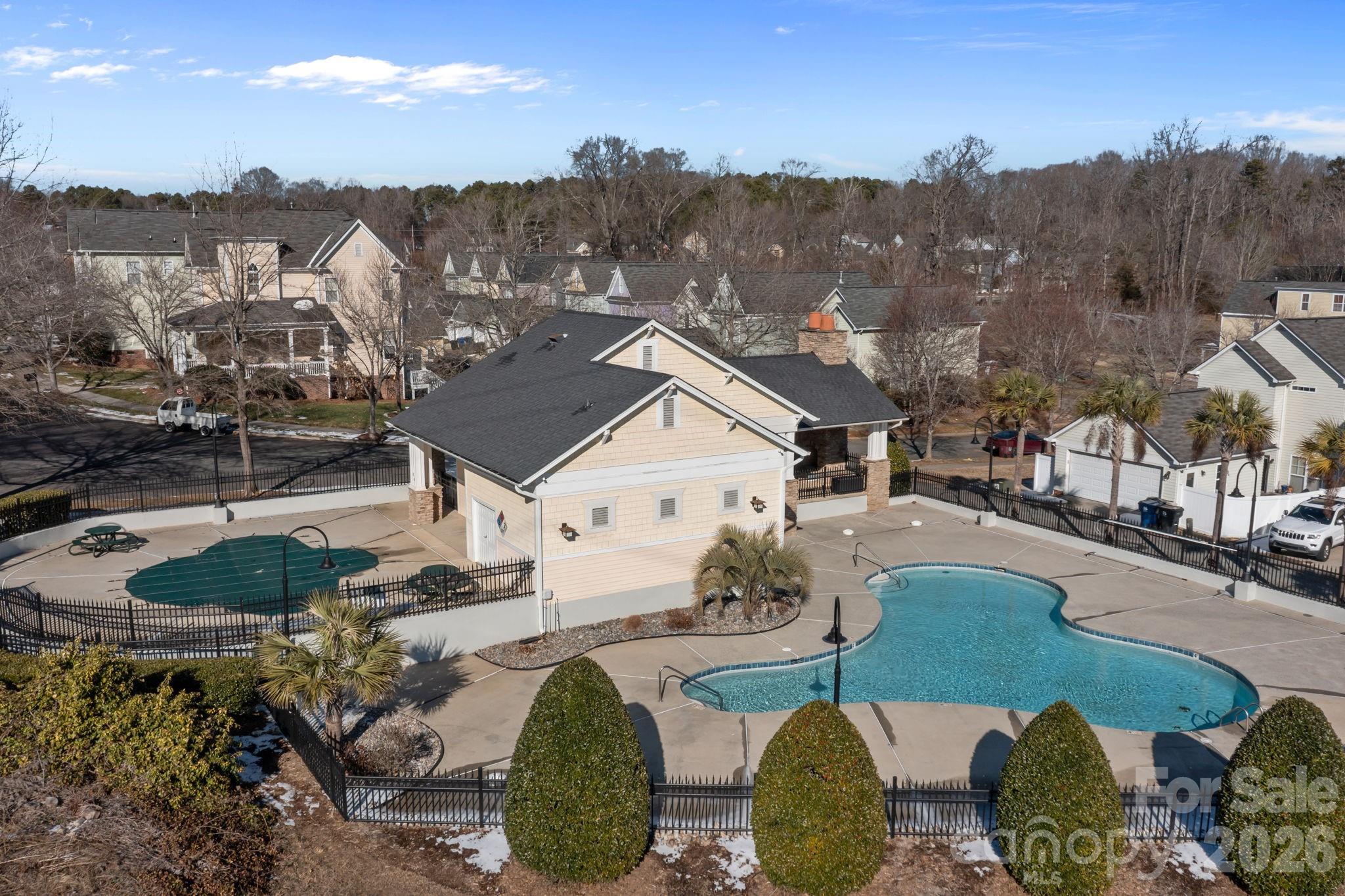8111 Bud Henderson Road Huntersville, NC 28078 - Photo 37 of 39 a view of multiple houses with outdoor space