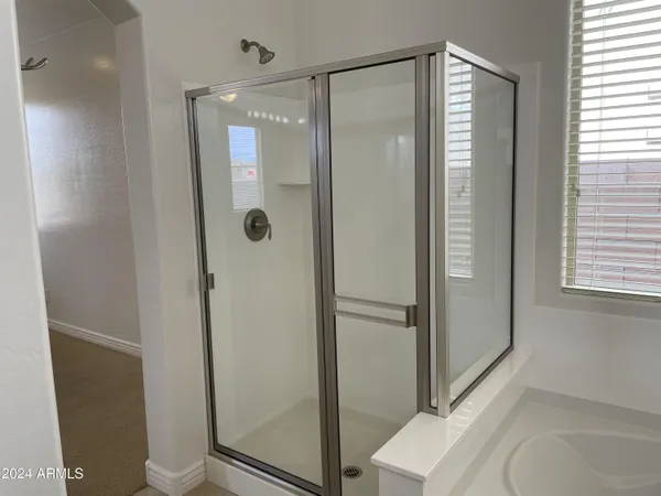 a close view of closet