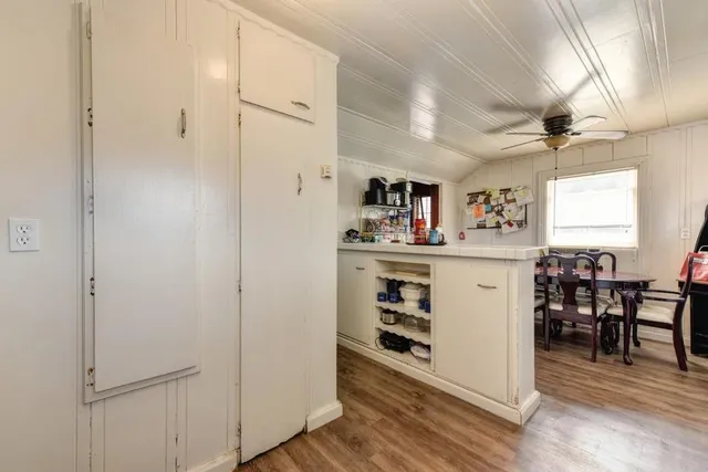 a bedroom with furniture and a couch