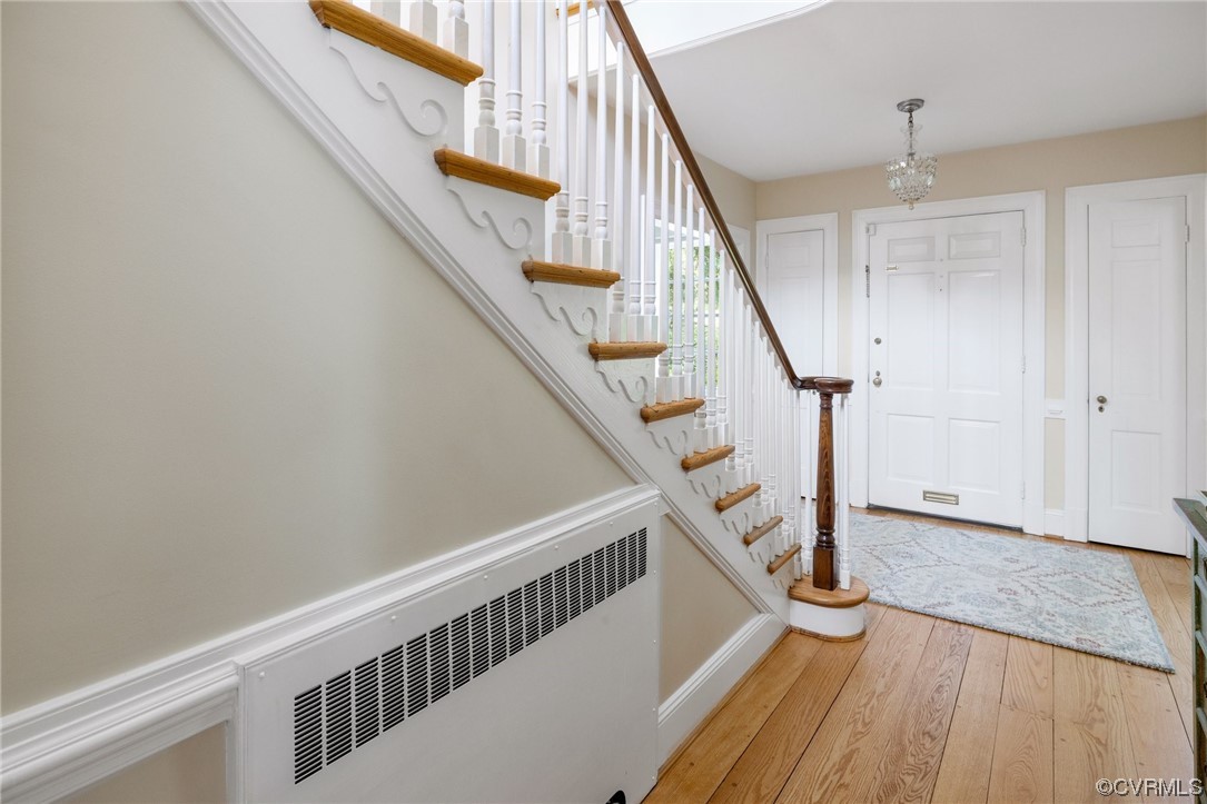 4105 Sulgrave Road Richmond, VA 23221 - Photo 4 of 30 a view of entryway with wooden floor