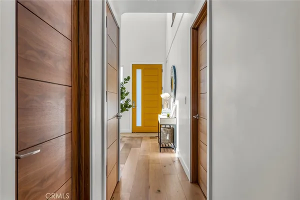a view of a bathroom with a glass door