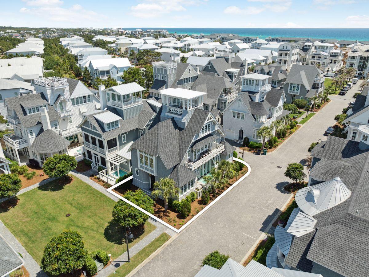 9 Honor Ln Inlet Beach Inlet Beach, FL 32461 - Photo 15 of 55 Arial view of house