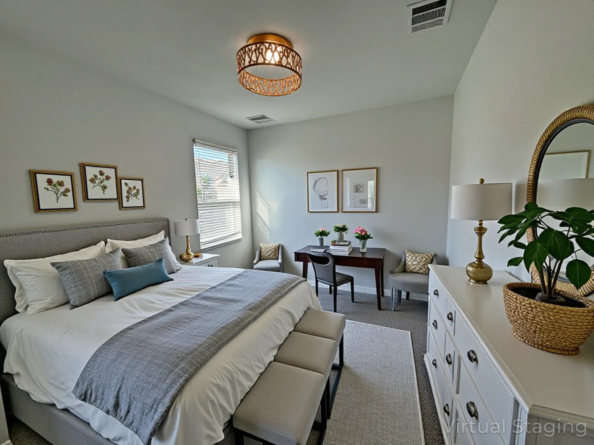 4500 Modena Bend Leander, TX 78641 - Photo 8 of 22 Bedroom with dark colored carpet