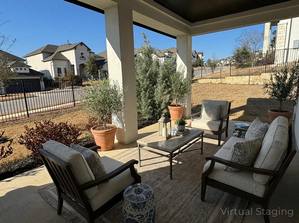4500 Modena Bend Leander, TX 78641 - Photo 10 of 22 Fenced backyard featuring a patio area and an outdoor living space