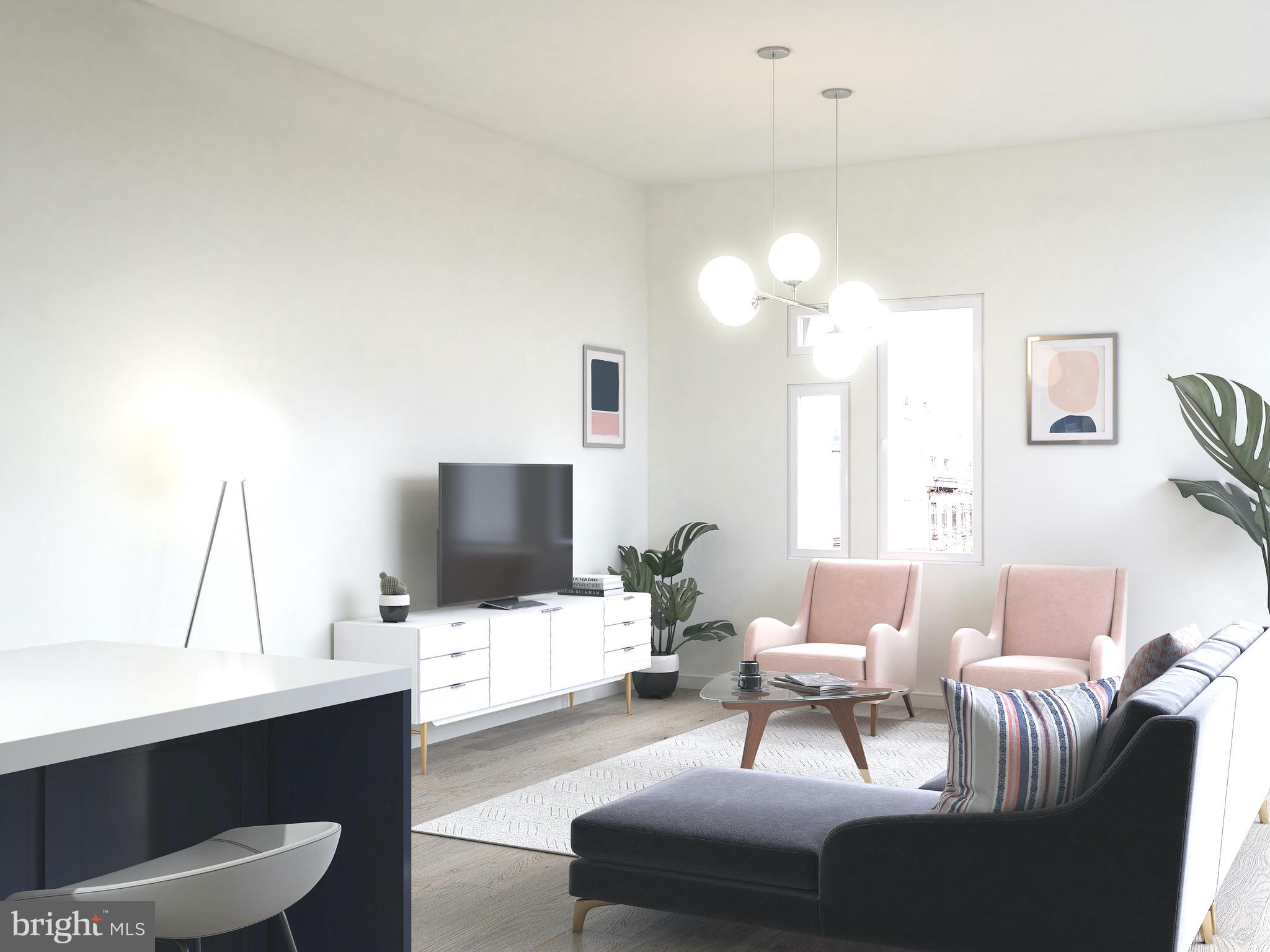 2301 Elvans Road Southeast Washington, DC 20020 - Photo 3 of 5 LIVING ROOM (rendering)