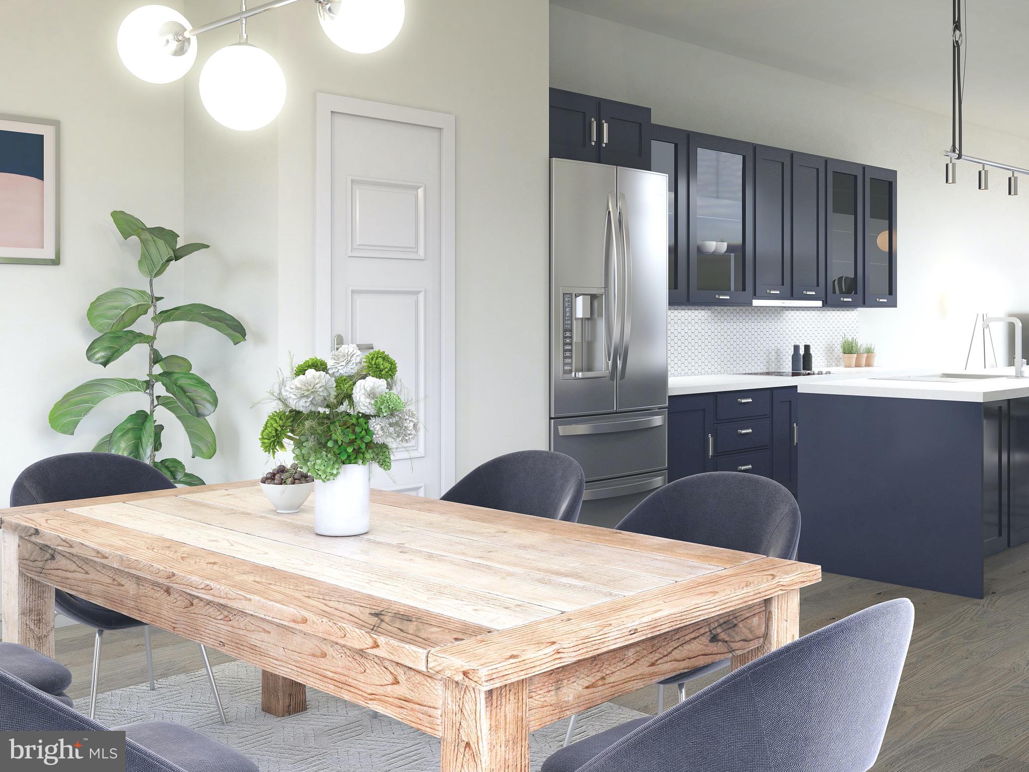 2301 Elvans Road Southeast Washington, DC 20020 - Photo 4 of 5 DINING ROOM/KITCHEN (rendering)