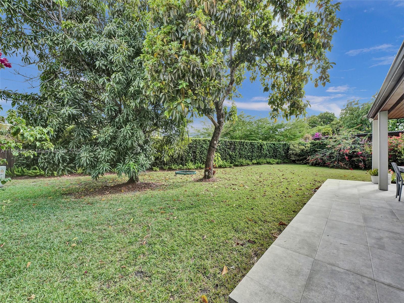 3638 Southwest 57th Avenue Miami, FL 33155 - Photo 36 of 43 a view of a garden with basketball court