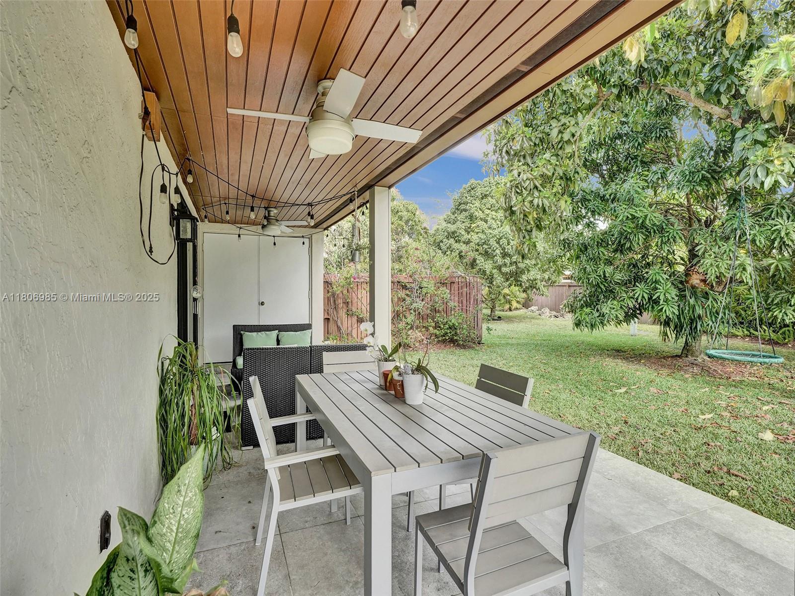 3638 Southwest 57th Avenue Miami, FL 33155 - Photo 37 of 43 a view of yard with patio