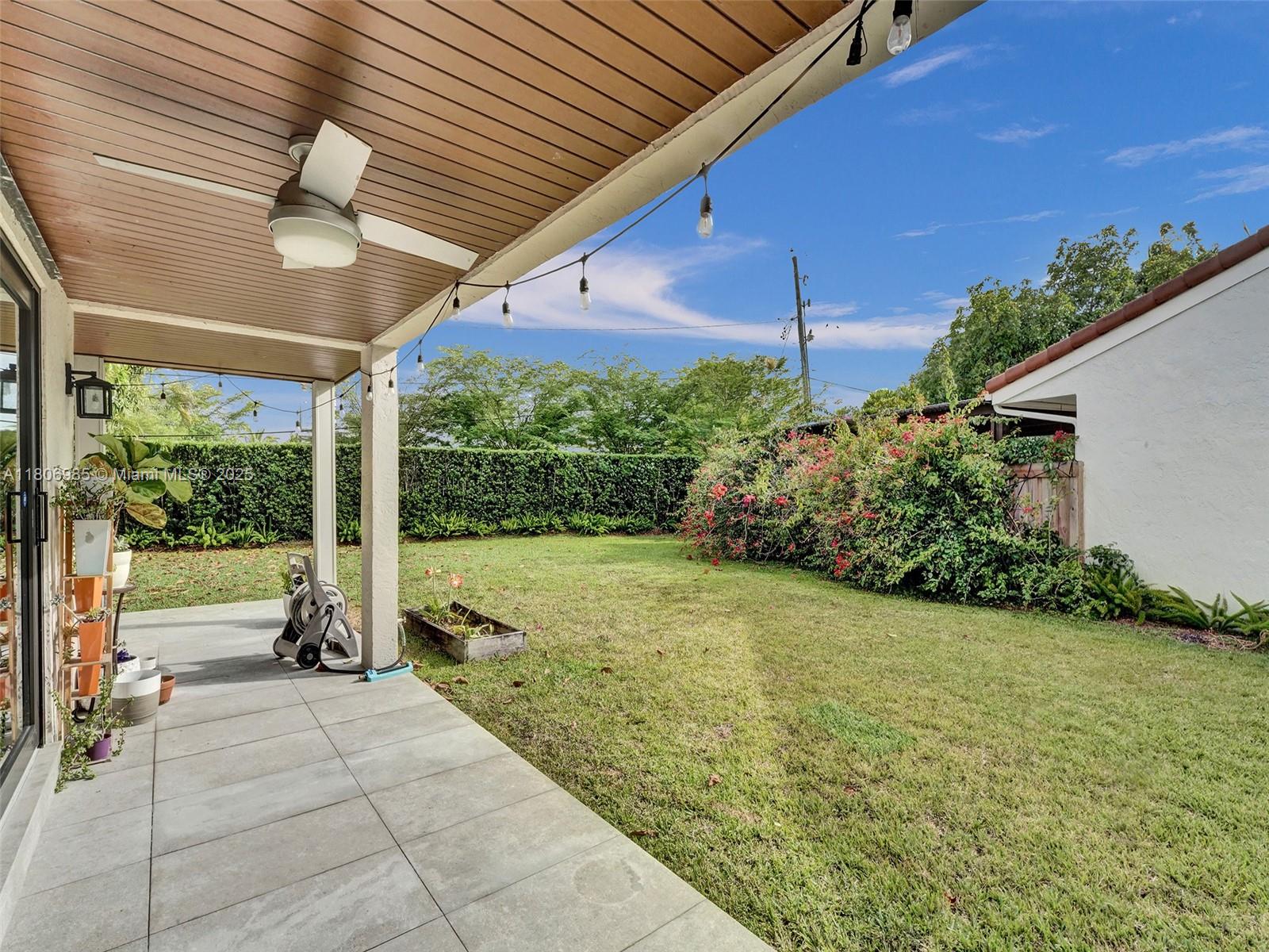 3638 Southwest 57th Avenue Miami, FL 33155 - Photo 38 of 43 a house view with a garden space