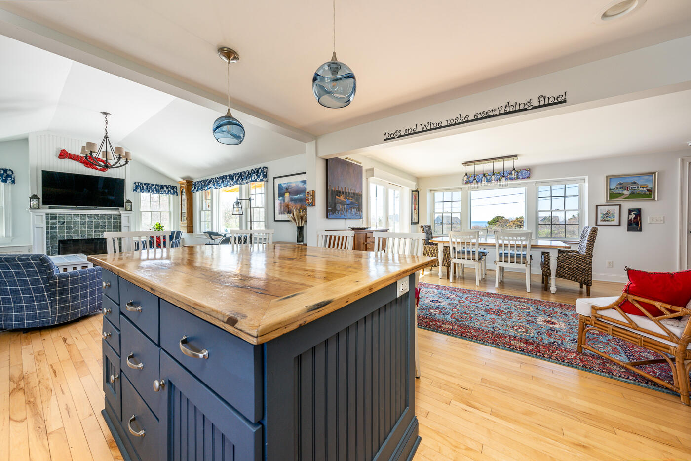 16 Bay View Road Truro, MA 02666 - Photo 11 of 57 a dining hall with stainless steel appliances granite countertop a stove and cabinets