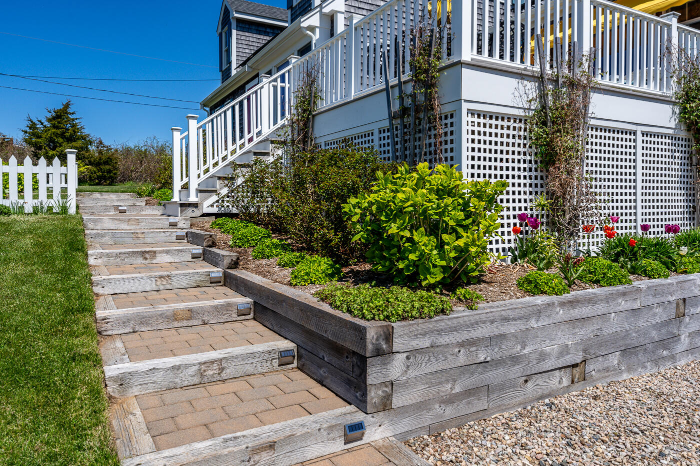 16 Bay View Road Truro, MA 02666 - Photo 56 of 57 a view of a garden with pathway