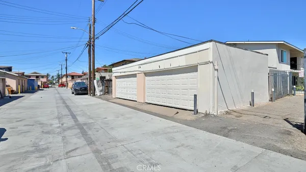 a front view of a house with a garage