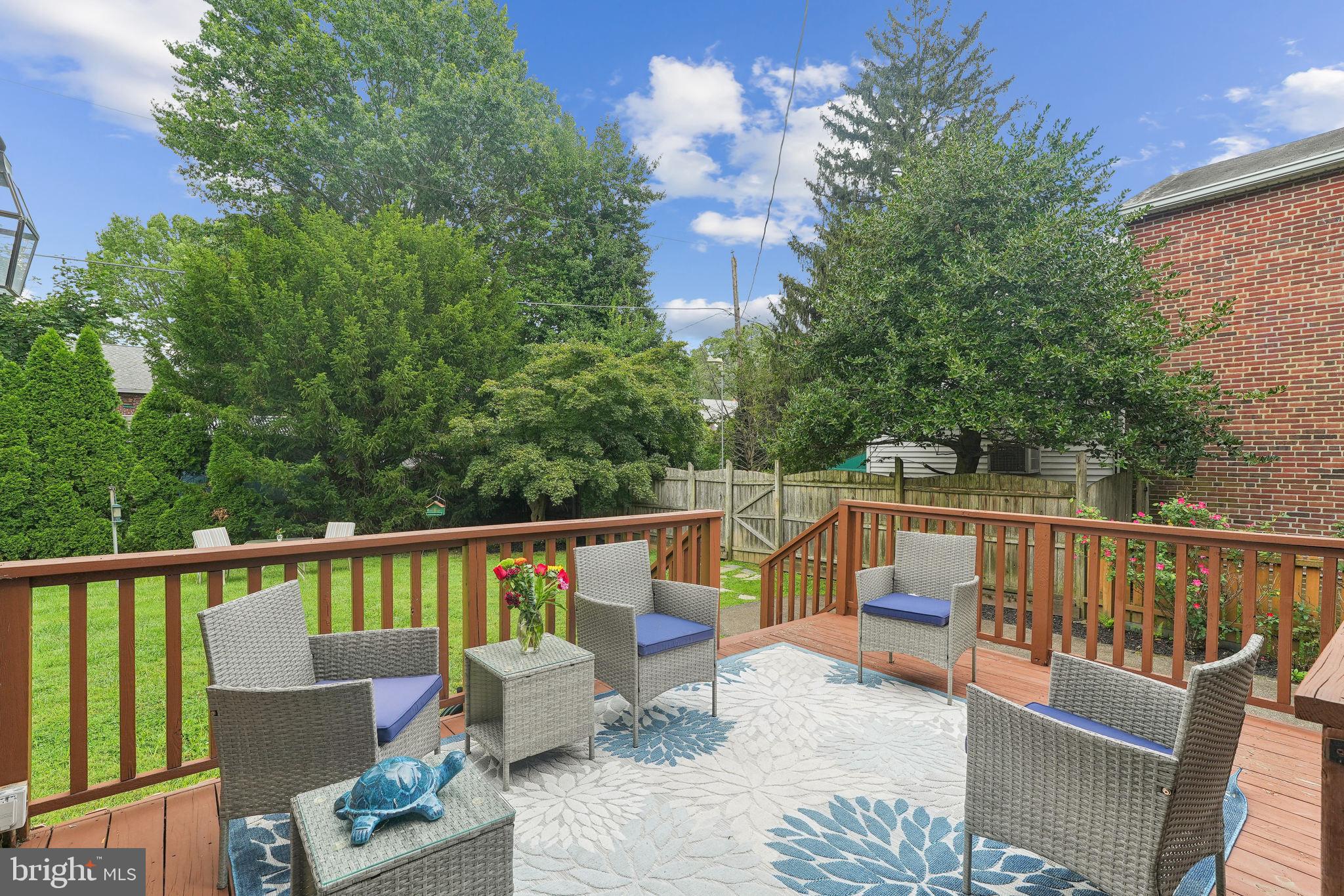 609 Boyer Road Cheltenham, PA 19012 - Photo 10 of 24 a view of roof deck with furniture