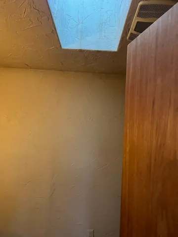 view of room with window