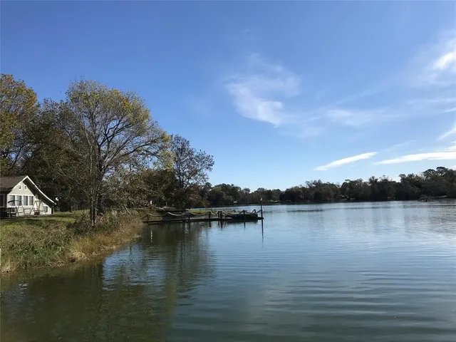 a view of a lake next to a lake