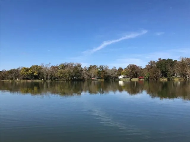 a view of lake with boats