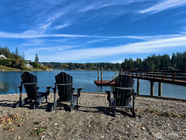a view of a wooden fence