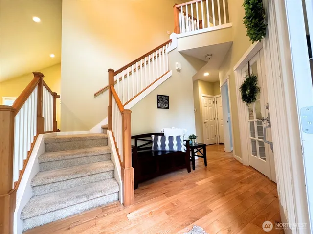 a view of entryway and hall