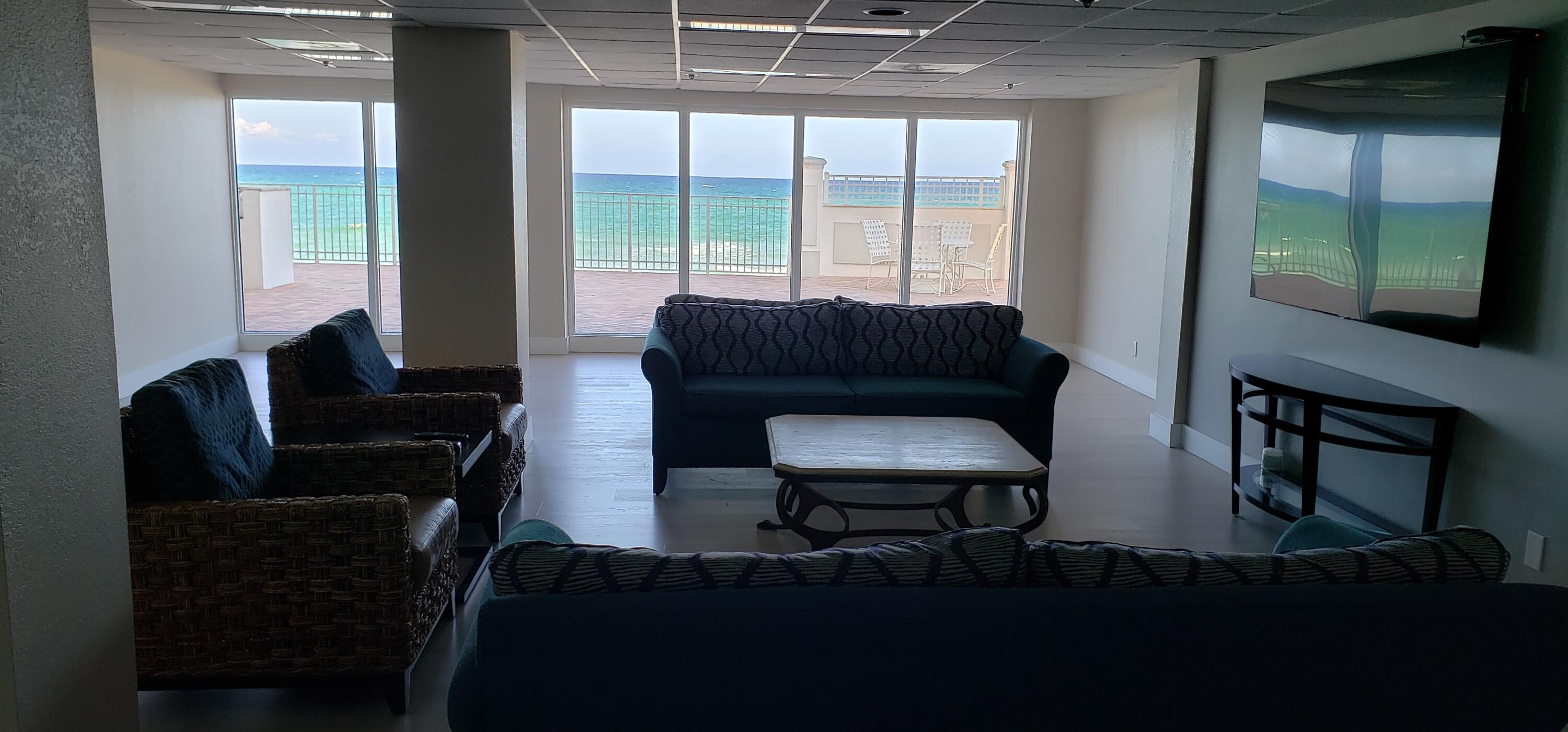 4511 South Ocean Boulevard, Unit 904 Highland Beach, FL 33487 - Photo 31 of 37 Club room view