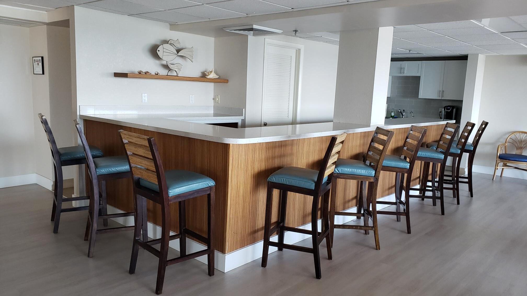 4511 South Ocean Boulevard, Unit 904 Highland Beach, FL 33487 - Photo 33 of 37 45 Ocean - club room kitchen