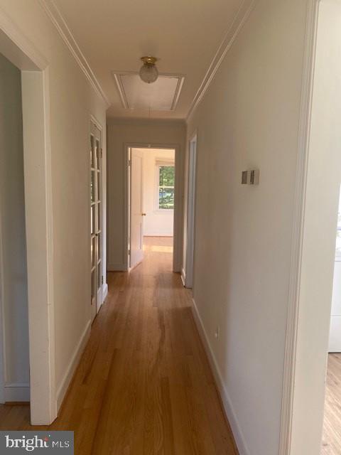 12209 Baines Corner Road Bealeton, VA 22712 - Photo 6 of 14 a view of a hallway with wooden floor