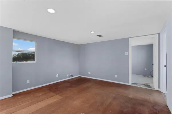 a view of an empty room