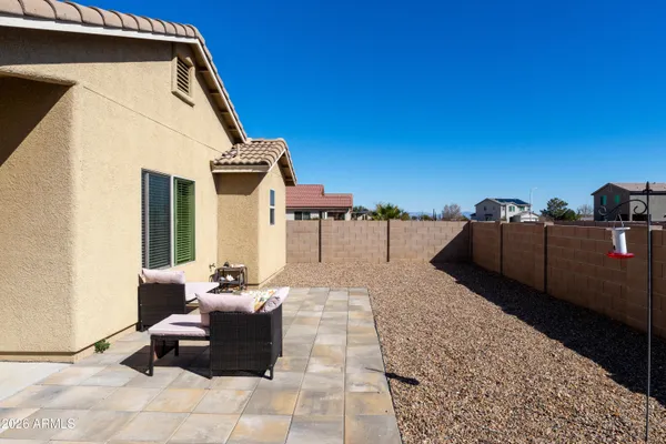 a view of a balcony with an outdoor space