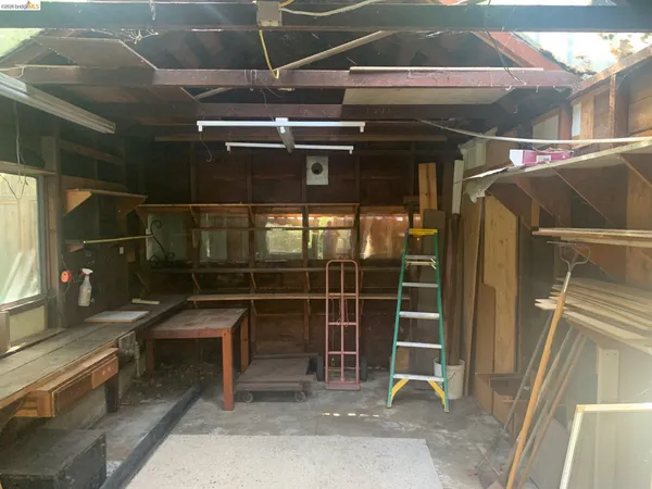 a room with gym equipment