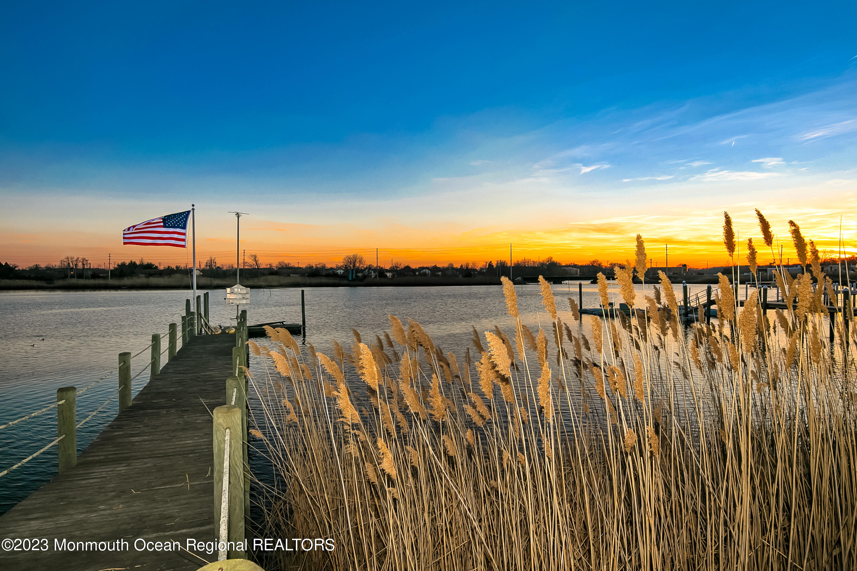 44 Rivers Edge Drive Little Silver, NJ 07739 - Photo 5 of 38 Dock at sunset