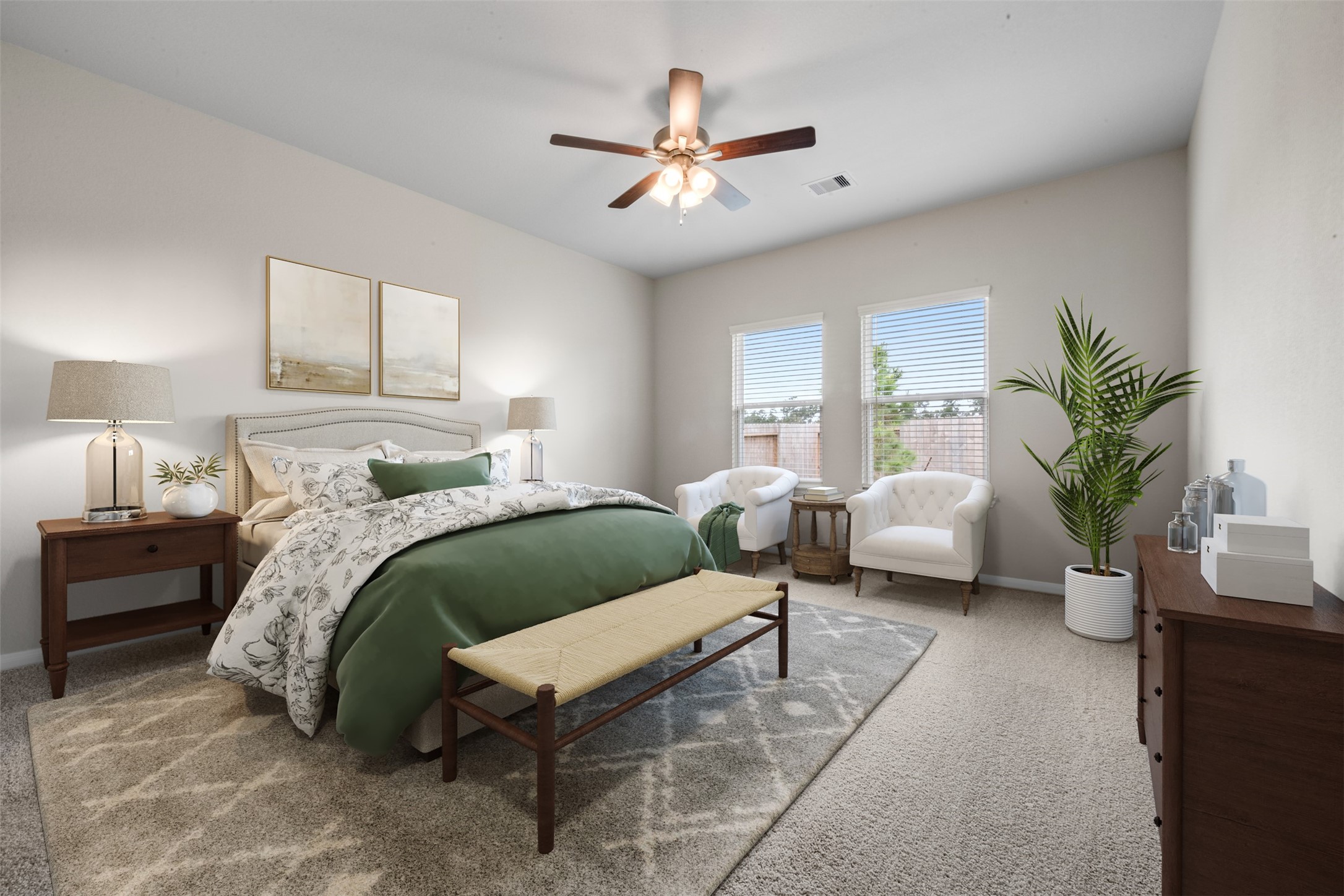 10783 Sora Drive Willis, TX 77378 - Photo 11 of 26 a bed room with a bed and a couch