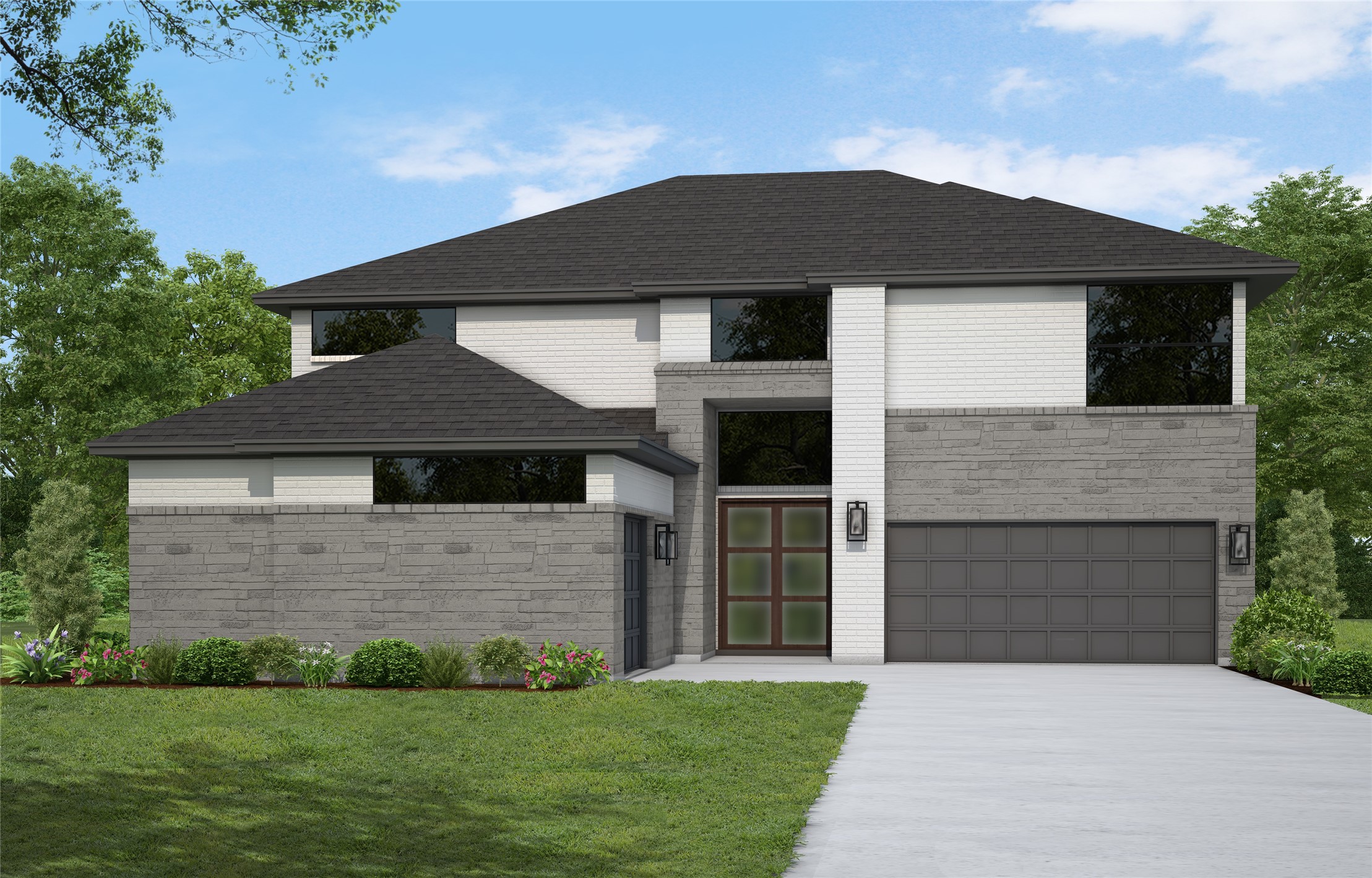 8910 Colonnade Way Manvel, TX 77578 - Photo 1 of 9 Westin Homes *Currently under construction* Dawson AN plan. Rendering used for illustration purposes.