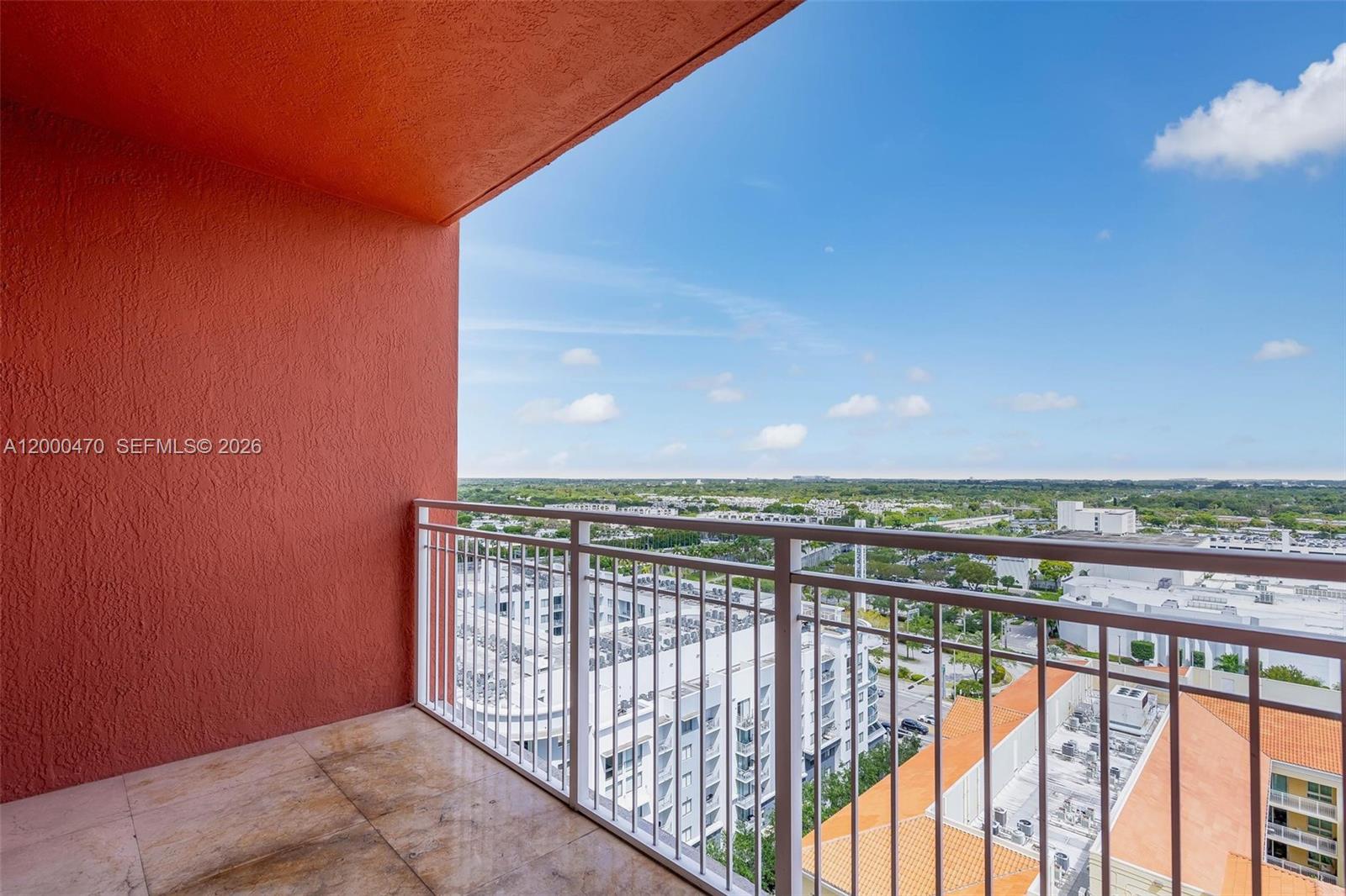 7350 Southwest 89th Street, Unit 1707S Miami, FL 33156 - Photo 30 of 45 a view of balcony with wooden floor