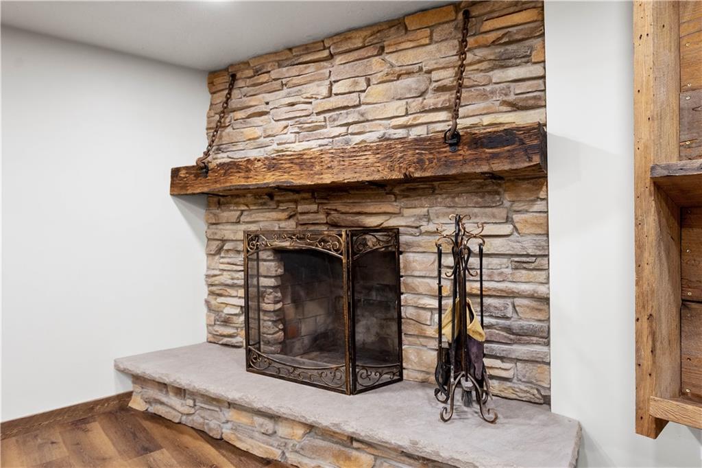 17 Conklin Road Washington, PA 15301 - Photo 30 of 42 Basement Fireplace
