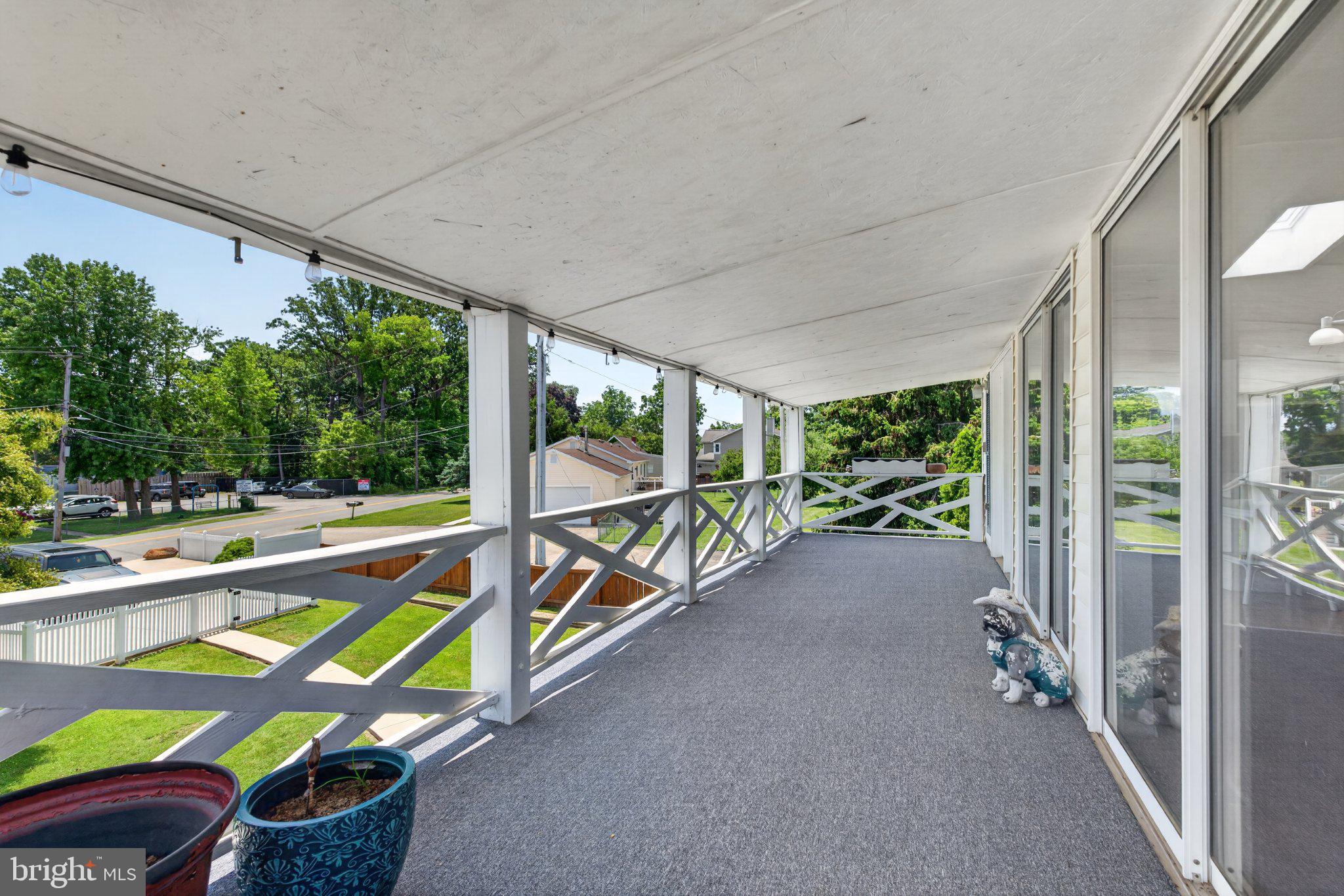 2858 Lodge Farm Road Baltimore, MD 21219 - Photo 24 of 49 Spacious balcony with serene views.