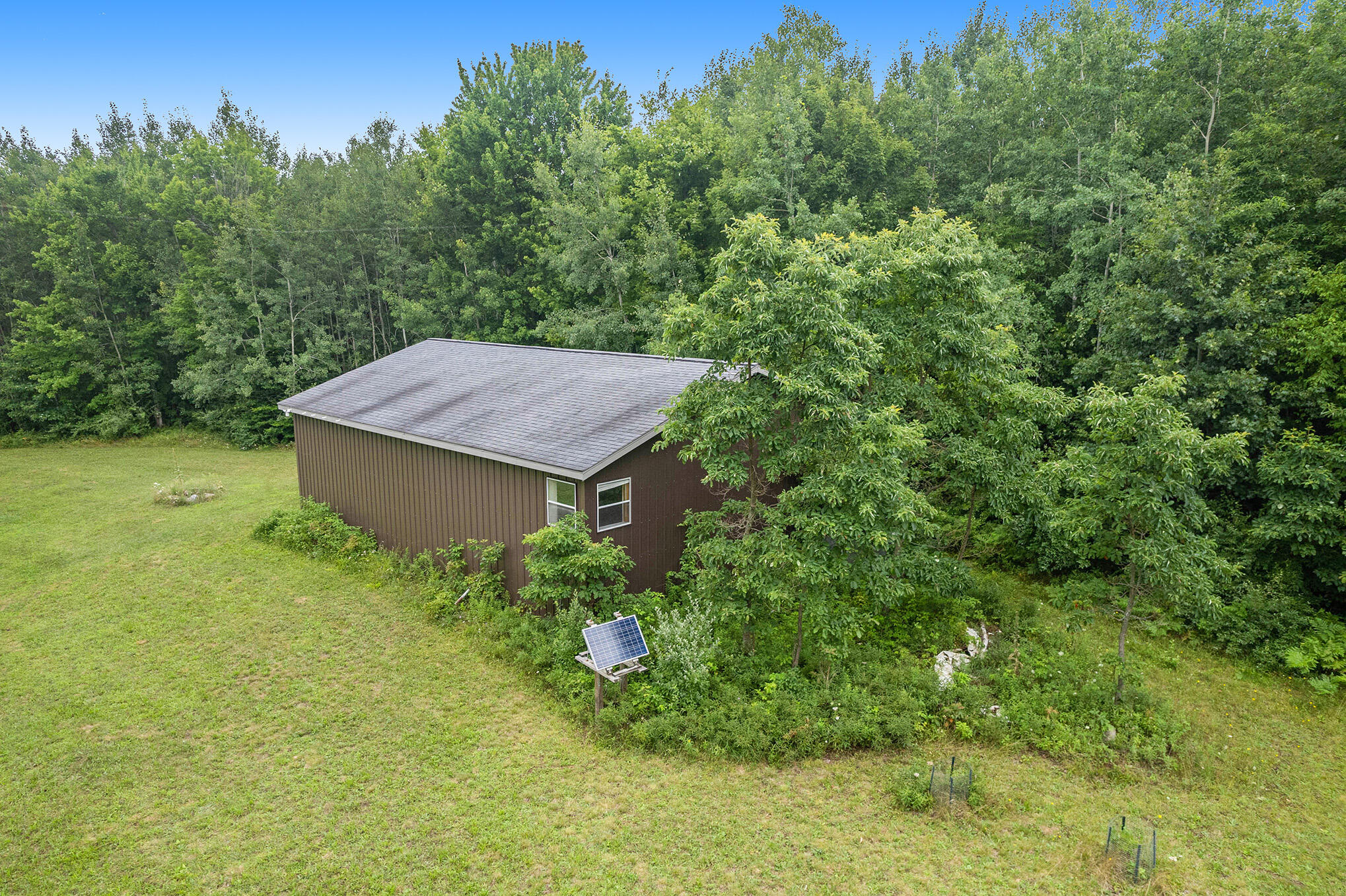 6696 North Larson Road Fountain, MI 49410 - Photo 10 of 18 back of pole barn