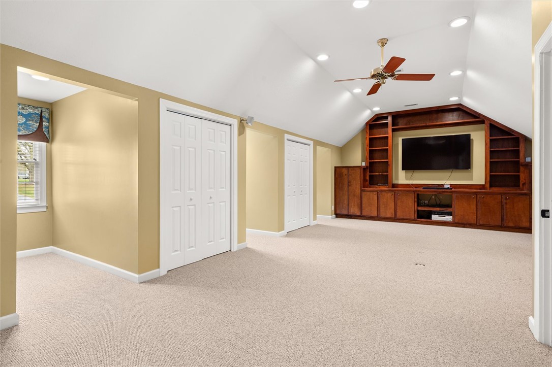 105 Hamilton Drive Anderson, SC 29621 - Photo 43 of 49 This versatile room features comfortable carpeting and a media center, ideal for leisure, flex space, bedroom