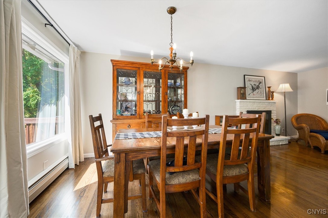 7646 Farmington Road Manlius, NY 13104 - Photo 12 of 47 DINNING ROOM OPENS TO THE LIVING ROOM and flows ef