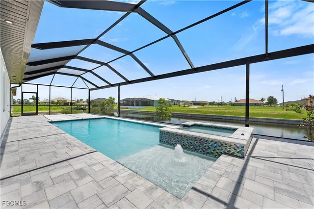 a view of a building from a window