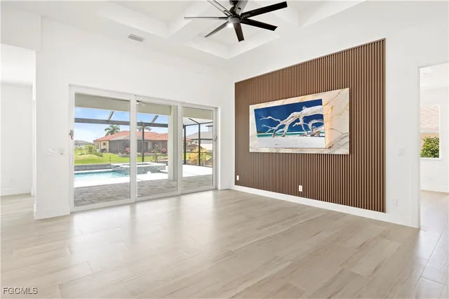 a view of an empty room with window