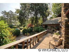 1184 Hunting Country Road Tryon, NC 28782 - Photo 8 of 12 a view of balcony with wooden floor and fence