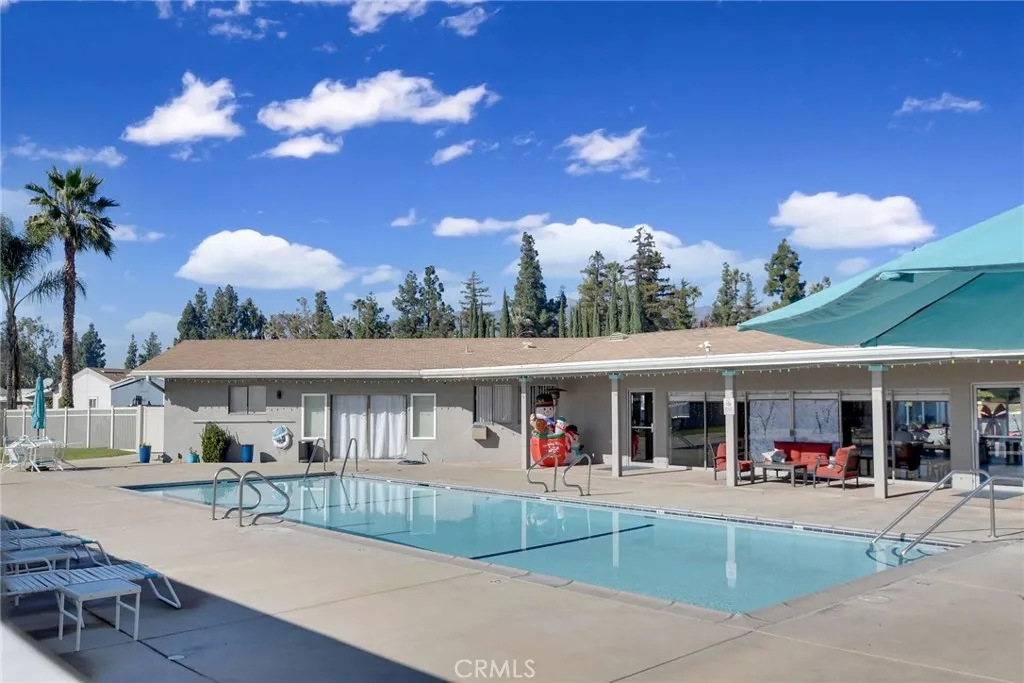 840 Foothill, Unit 27 Azusa, CA 91702 - Photo 30 of 30 a view of a house with swimming pool and sitting area